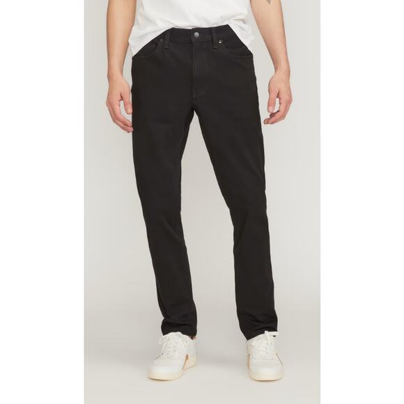NWT Everlane Uniform The Slim 4-Way Stretch Organic Jean in Black